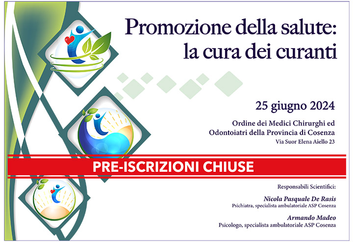 Promozione della salute: la cura dei curanti